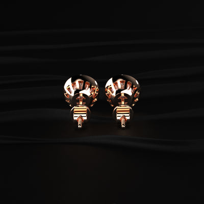 Round Brilliant Diamond Earrings | Earthly Jewels