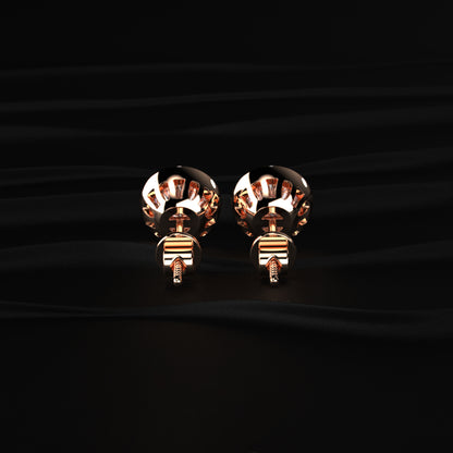 Round Brilliant Diamond Earrings | Earthly Jewels
