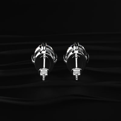 5 Ct Oval Diamond Stud Earrings | Earthly Jewels