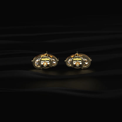 Double Pear Shape Diamond Stud Earrings | Earthly Jewels   