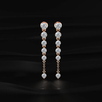  Lab Grown Diamond Drop Earrings