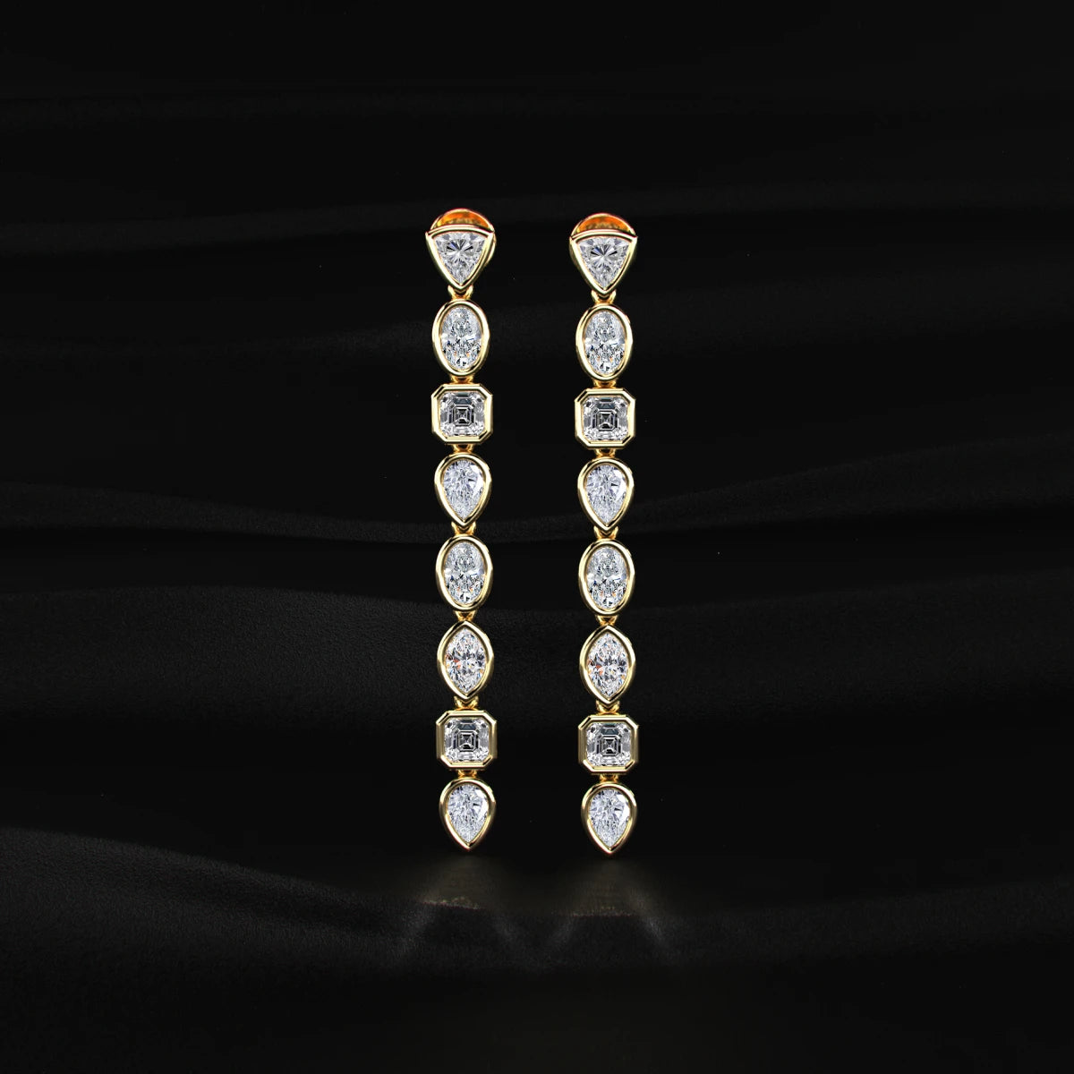 Lab Grown Diamond Drop Earrings