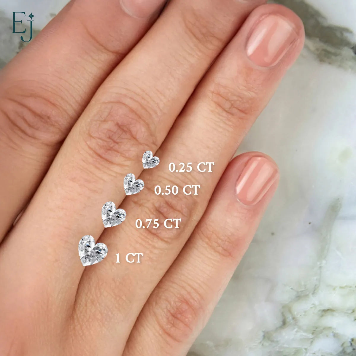 Heart Diamond Halo Ring