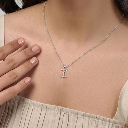 I Alphabet Diamond Pendant | Earthly Jewels