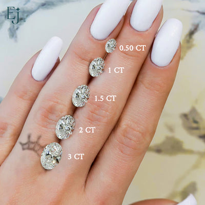 Oval Shape Solitaire Pendant | Earthly Jewels 