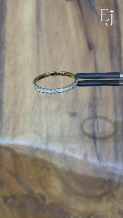 Full Diamond Eternity Ring | Earthly Jewels | Video
