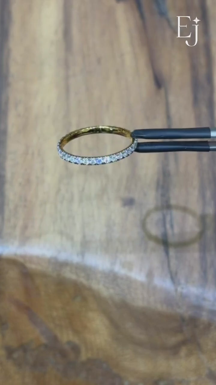 Full Diamond Eternity Ring | Earthly Jewels | Video