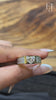 Men’s Heart Shape Diamond Ring with Pave Band | Earthly Jewels