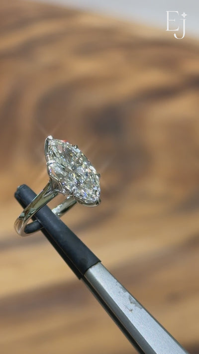 Marquise Cut Diamond Ring | Earthly Jewels