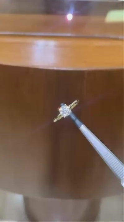 Round Shape Solitaire Ring | Earthly Jewels | Video