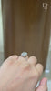 Radiant Cut Diamond Engagement Ring with Hidden Halo Pave Band
