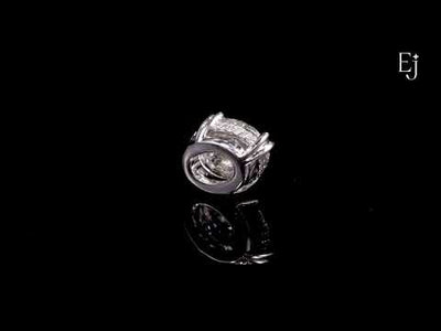 10 Ct Oval Solitaire Pendant With Hidden Halo | Earthly Jewels