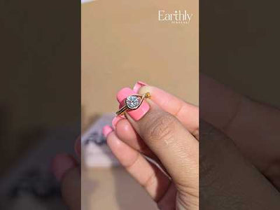 Solitaire Round Diamond Infinity Promise Ring | Earthly jewels