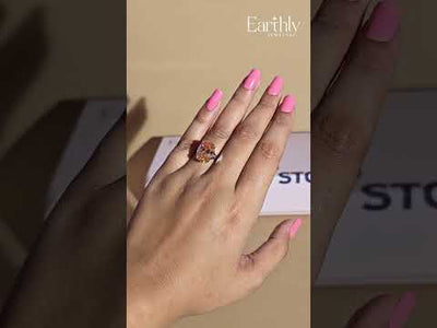 6 Ct Oval Solitaire Ring With Double Prong Set | Earthly jewels