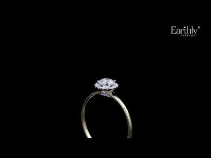 Round Cut Halo Diamond Engagement Rings