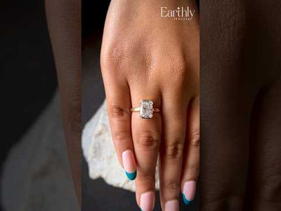 2 Carat Radiant Cut Engagement Ring | Earthly Jewels