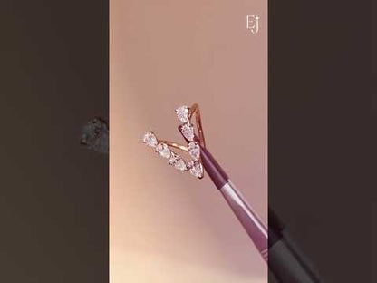 Pear Shape Diamond Vanki Ring | Earthly Jewels   
