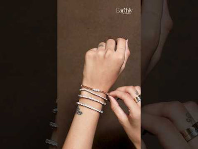 Multi Shape Diamond Trio Bracelet | Earthly Jewels