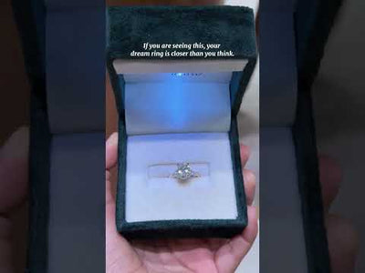 Oval Cut Diamond Ring with Side Stones | Earthly Jewels