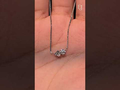 Toi Et Moi Heart and Round Necklace | Earthly Jewels