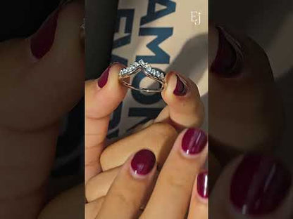 Tiny Crown Ring With Round Diamonds | Earthly Jewels