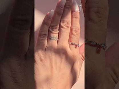 Round Twisted Shank Diamond Ring | Earthly Jewels