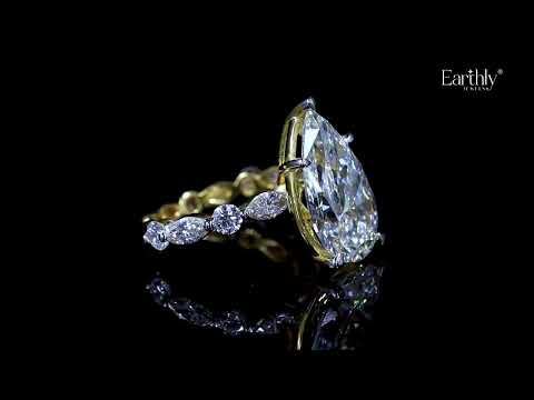 Royal Glow Pear Diamond Ring