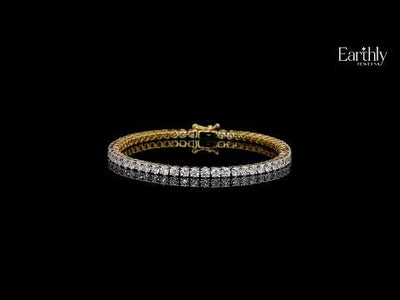 Classic 0.09 Pointer Tennis Bracelet | Earthly Jewels