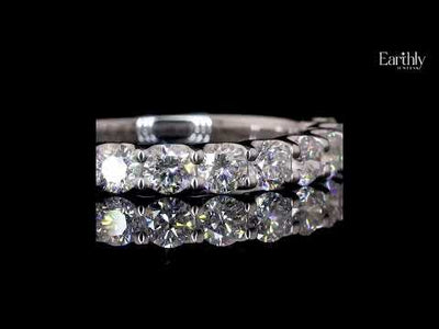 Round Diamond Half Eternity Ring | Earthly Jewels