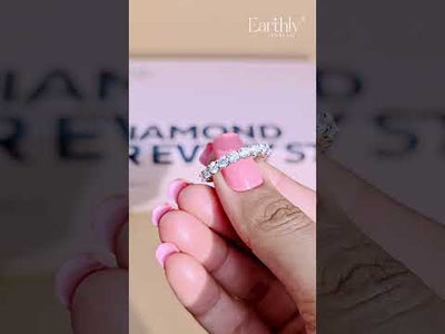 Round Diamond Half Eternity Ring | Earthly Jewels