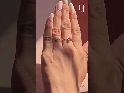 Emerald Cut Split Shank Ring
