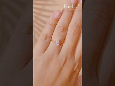 0.5Ct Pear Shape Solitaire Ring | Earthly Jewels
