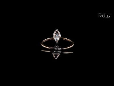 Marquise Solitaire Engagement Ring | Earthly Jewels