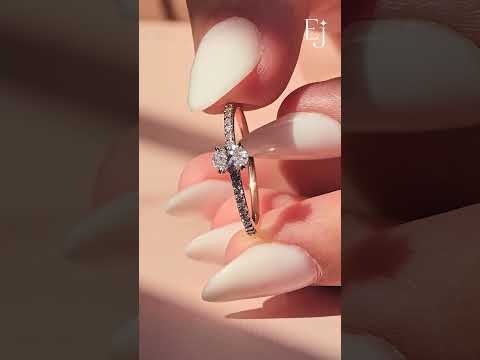 Oval Diamond With Hidden Halo
