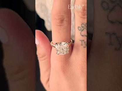 Majestic Round Solitaire Ring