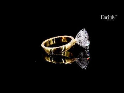 5 Carat Round Diamond Solitaire Ring | Earthly Jewels