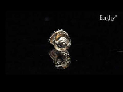 Pear Shaped Halo Earrings | Earthly Jewels