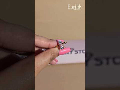 Pear And Round Cut Two Stone Engagement Ring | Earthly Jewels