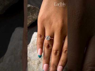 2 Carat Round Solitaire Diamond Ring | Earthly Jewels