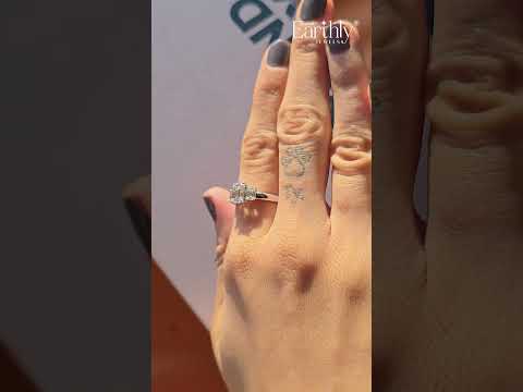 3 Stone Emerald Cut Diamond Ring