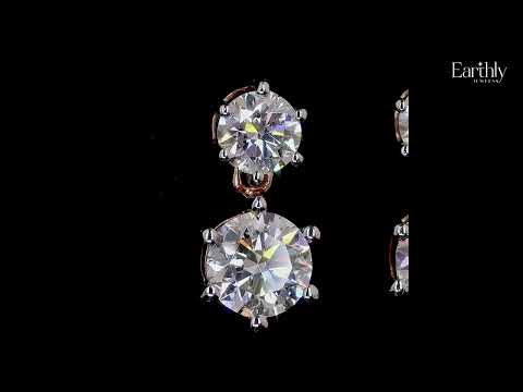 Double Stone Earrings | Earthly Jewels