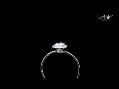 Heart Diamond Halo Ring | Earthly Jewels