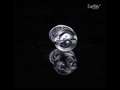 Oval Diamond Halo Earrings