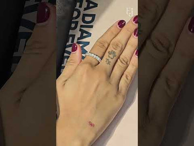 Oval Cut Diamond Eternity Band | Earthly Jewels