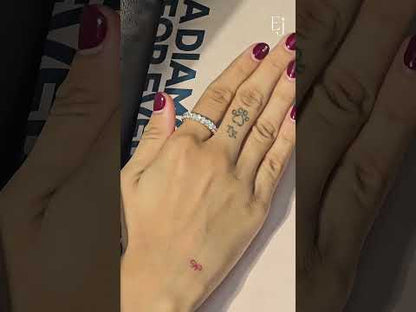 Oval Cut Diamond Eternity Band | Earthly Jewels