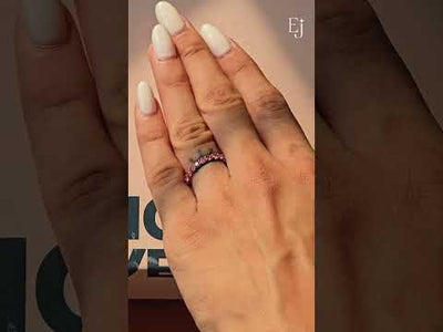 Pink Diamond Eternity Band | Earthly Jewels