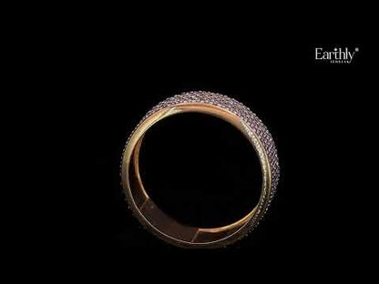 Multi Row Diamond Eternity Men's Band | Earthly Jewels