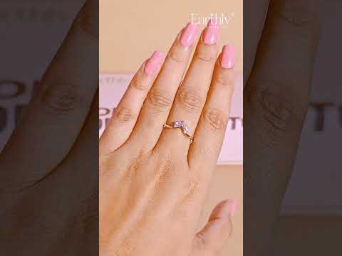 Tiny Crown Ring With Round Diamonds