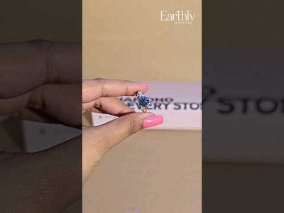2.5 Ct Solitaire Diamond Ring With Double Prong And Mystique Stone | Earthly Jewels