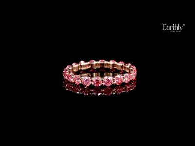 Pink Diamond Eternity Band | Earthly Jewels